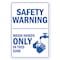 Signmission OSHA Notice Sign, Safety Warning, 7in X 5in Decal, 5" W, 7" L, Safety Warning, Safety Warning OS-NS-D-57-25579 - alternate 1